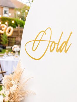 Personalised Birthday Welcome Sign Vinyl Decal, 5 of 13