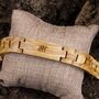 Personalised Engraved Olive Wood Bracelet – Custom Wooden Cuff Gift For Men And Women, thumbnail 1 of 6