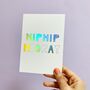 Hip Hip Hooray Card With Confetti Envelope, thumbnail 1 of 5