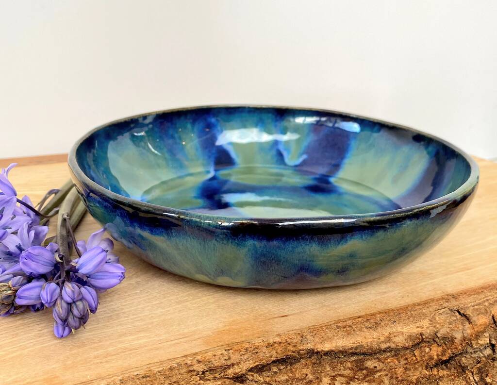 A Medium Size Serving Bowl By Bramley Pottery