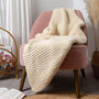 Nyssa Blanket Beginner Knitting Kit, thumbnail 1 of 10