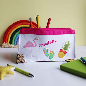 Tropical Personalised Pencil Case, 8 of 11