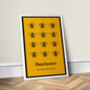 Manchester Bees, Many : Made In Manchester Print, thumbnail 1 of 2
