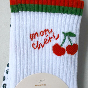 'Mon Chéri' Grip Socks, 2 of 2