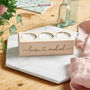 Personalised Couples Wooden Candle Holder, thumbnail 1 of 2