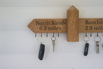 Wooden Key Hanger For Wall, 2 of 8