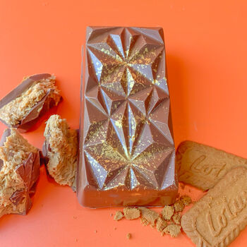 Biscoff And Kunafa Stuffed Chocolate Bar, 3 of 8