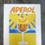 Aperol Spritz Screenprint, thumbnail 1 of 3