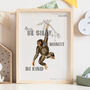 Be Silly, Be Honest, Be Kind Personalised Nursery Print, thumbnail 1 of 4