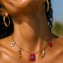 Build Your Own Personalised Five Gold Charm Necklace, thumbnail 1 of 8