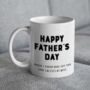 Personalised Funny Father's Day Glasses Mug, thumbnail 3 of 4