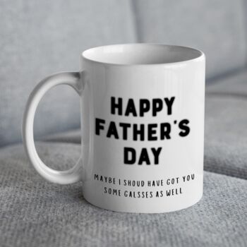 Personalised Funny Father's Day Glasses Mug, 3 of 4