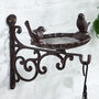 Personalised Cast Iron Bird Bath Bracket, thumbnail 3 of 7