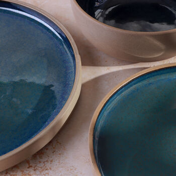 G Decor Canvara Handcrafted Stoneware Tableware Collection Contemporary Plates, 4 of 6