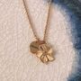 Everlasting Memory Forget Me Not Silver Necklace, thumbnail 9 of 9