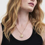 Gold Nightshade Moon Locket Necklace, thumbnail 2 of 8