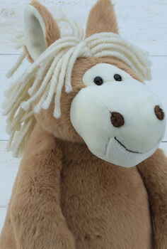 Haffi Pony Door Stop With Personalised Keyring, 8 of 10