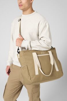 Personalized Men's Weekend Tote Bag, Travel Bag, 3 of 6