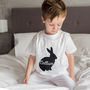 Personalised Bunny Rabbit Family Pyjamas, thumbnail 2 of 5