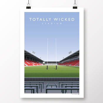 St Helens Totally Wicked Stadium Poster, 2 of 7