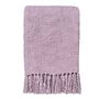 Orchid Lilac 100% Recycled Throw, thumbnail 2 of 3