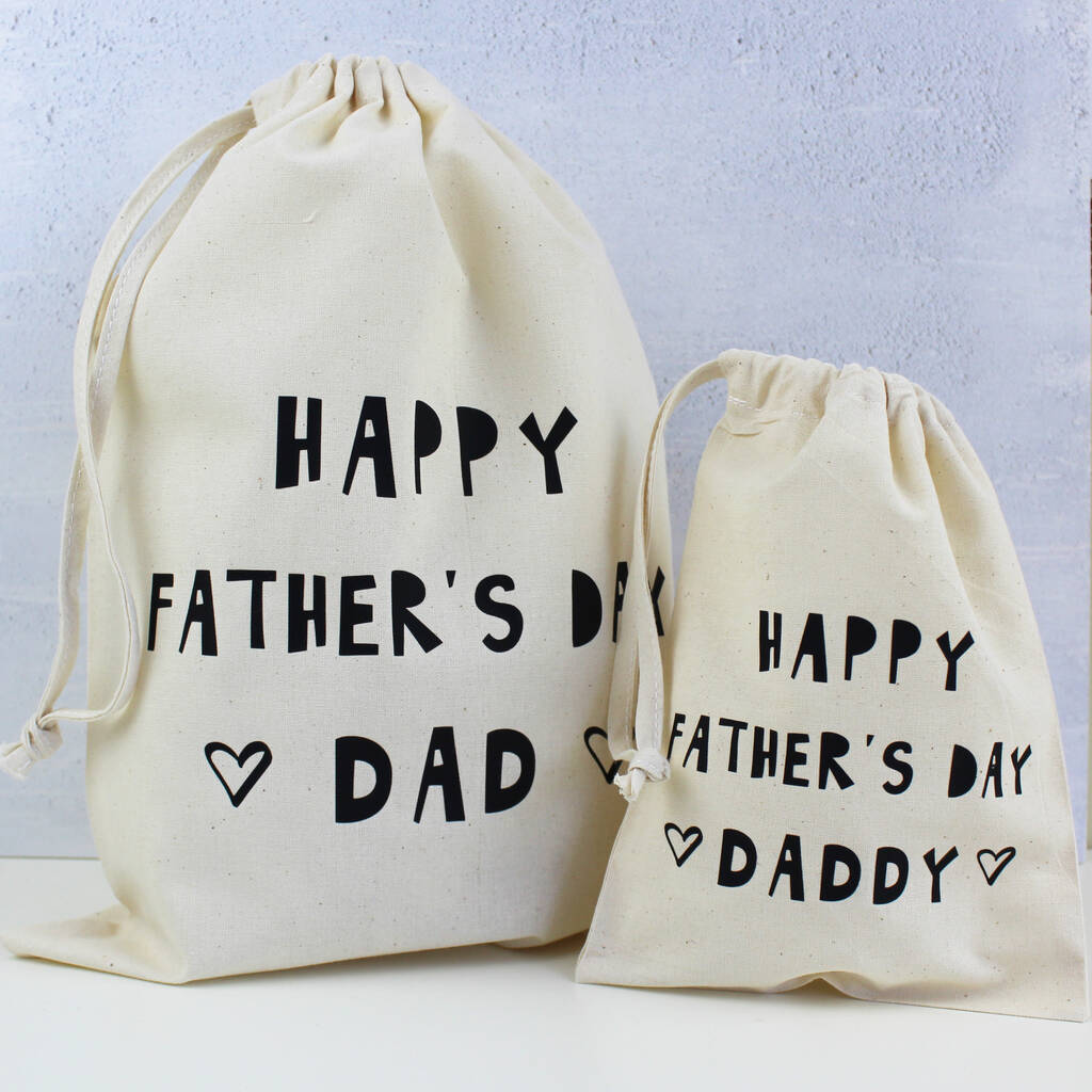 Happy Father's Day Personalised Gift Bag By Farmhouse & Co