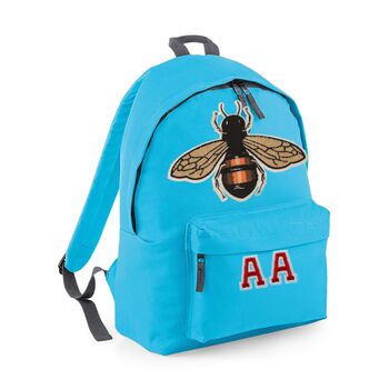 Fluffy Bee Personalised Backpack, 9 of 9
