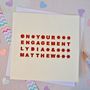 Personalised Laser Cut On Your Engagement Card, thumbnail 2 of 2
