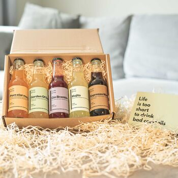 Five X Premium Bottled Cocktail Gift Box, 3 of 4