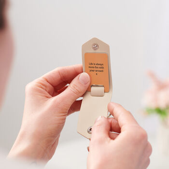 Personalised Birth Flower Photo Keyring, 7 of 11