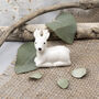 Ceramic Deer Ornament Charm With Gift Box, thumbnail 1 of 4