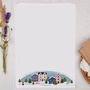 A4 Letter Writing Paper With Snowy Village, thumbnail 1 of 4