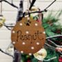 Personalised Dog Cat Paw Bauble Xmas Tree Decoration, thumbnail 4 of 7