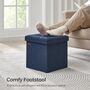 Foldable Ottoman Footrest With Storage Cube, thumbnail 3 of 7