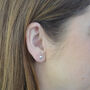 The Farden Recycled Silver Studs, thumbnail 2 of 3