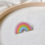 Make A Wish Rainbow Birthday Badge Card, thumbnail 6 of 11