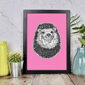 Personalised Hedgehog Print, 7 of 10
