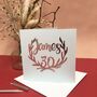 Personalised Papercut 30th Birthday Card, thumbnail 6 of 7