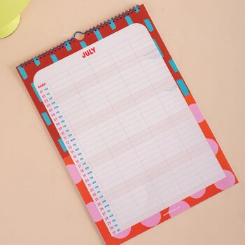 2027 A3 Family Wall Calendar | Colour Flow, 2 of 8
