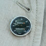 Personalised Black Car Speedometer Lapel Pin Badge, thumbnail 4 of 4