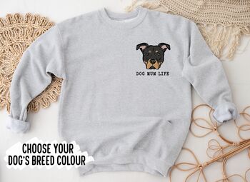 Staffordshire Bull Terrier Sweatshirt, 3 of 5