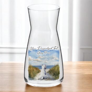 Personalised West Highland Terrier Dog Beach Walk Collection, 8 of 8