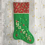 Personalised Fabric Christmas Stocking, thumbnail 3 of 11