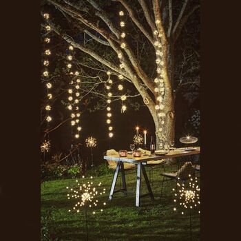 Starburst Battery Or Mains Indoor/Outdoor Chain Lights, 5 of 12