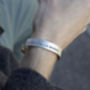 Mens Personalised Latitude Longitude Silver Bracelet, thumbnail 3 of 6