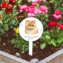 Personalised Cat Love Heart Memorial Grave Marker, thumbnail 10 of 12