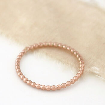 Thin Ring. 9ct Gold Stackable Ring, 9 of 11