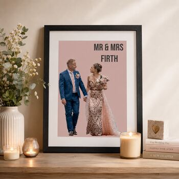 Personalised Paper Anniversary Photo Print, 7 of 12