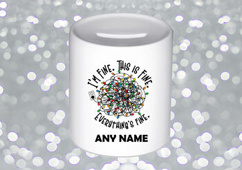 'I'm Fine' Meme Gifts . Christmas Vacation Present, Secret Santa Gifts For The Office, 4 of 5