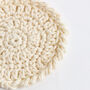 Day's Of The Week Cotton Pads And Bag Easy Crochet Kit, thumbnail 6 of 9